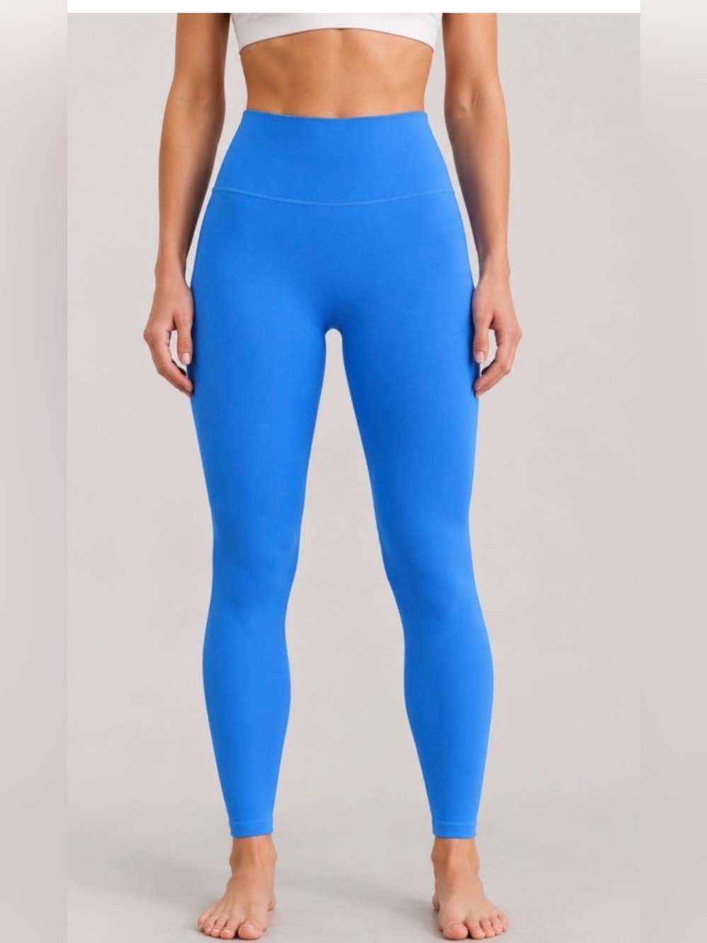 New lululemon Align™ No Line High-Rise Pant 25” in bright blue (OAVE) size 8